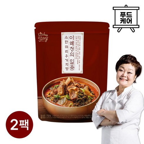 빅마마 이혜정의 국내산 수제  닭다리구이 10팩 - 빅마마 빅마마이혜정 우거지소한마리탕 750g 2팩, 2개