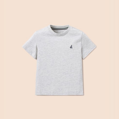 빈폴 키즈 빈폴 BEANPO르 LE KIDS Essential 수피마 베이직 라운드 티셔츠 베이지 BI4242UE2A