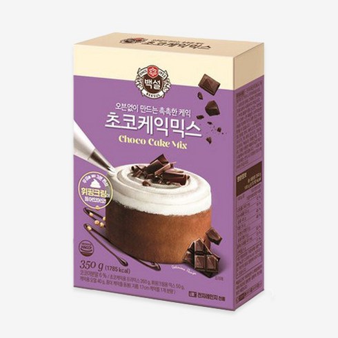 백설 초코케익믹스 350g