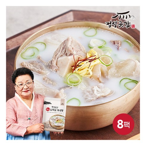 정성곳간 모둠전 각 250gx8팩 총 2kg - [정성곳간] 한우 스지 도가니탕 700gx8팩, 8개, 700g