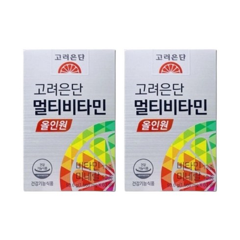 고려은단멀티비타민올인원 - 고려은단 멀티비타민 올인원 1560mg x 60정 2박스 4개월분 dn