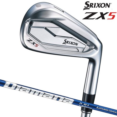 SRIXON 스릭슨 던롭 골프채 ZX5 아이언세트 6개(5~9 PW) DIAMANA ZX FOR 아이언 카본샤프트 일본정규품, R