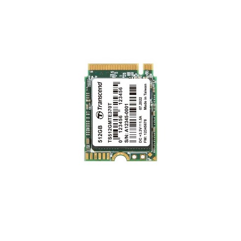 트랜센드 재팬 업무용/산업용 임베디드용 512GB M.22230 PCIe Gen3x4/M Key BiCS5 3D TLC, 상세페이지 참조, 상세페이지 참조