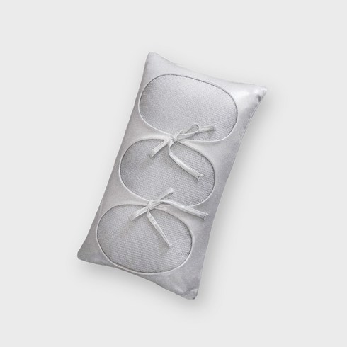 포식스먼스 Silver Ribbon Cushion(솜포함), 1개