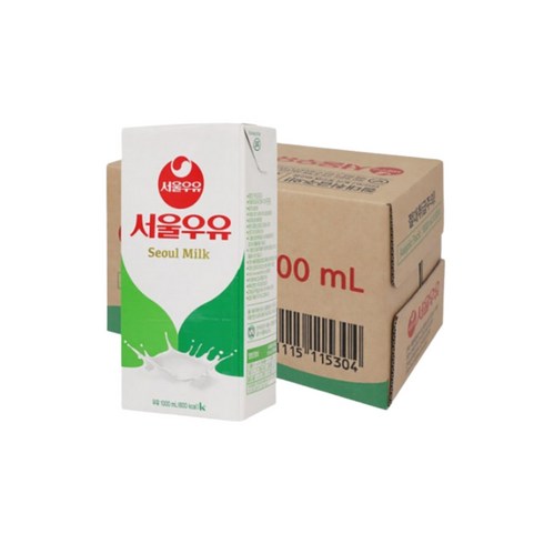 우유 - 서울우유 멸균 흰우유, 1L, 10개
