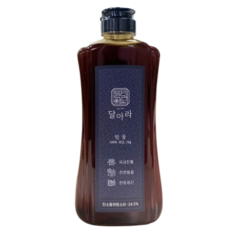 달아라 100% 자연산 국내산 토종꿀 천연벌꿀 밤꿀 1kg, 1개