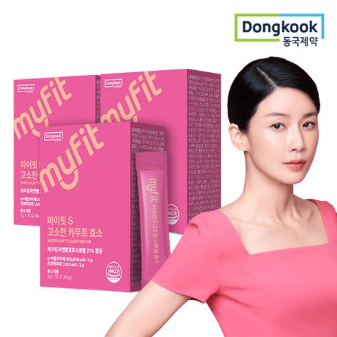 동국제약 마이핏S 고소한 카무트 효소 누룽지맛 30포, 3개