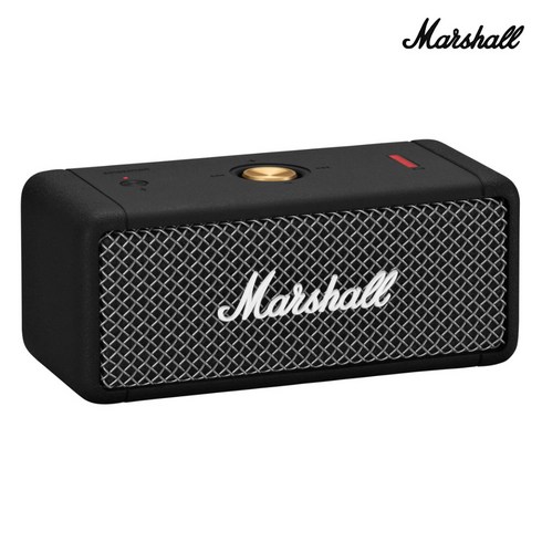 2024년 가성비 최고 마샬 엠버튼 - Marshall 마샬 스피커 엠버튼 휴대용 블루투스 스피커 BLK, Marshall-Emberton-Bluetooth-Speaker-Black블랙, 블랙