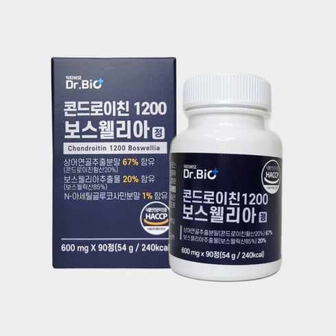 닥터비오 콘드로이친1200 보스웰리아 90정, 1개, 90개