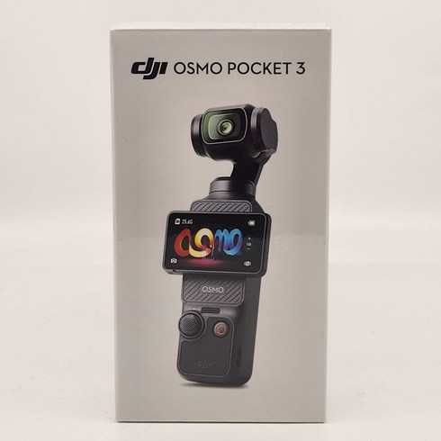 osmopocket3 - DJI 카메라 오즈모 포켓 3, 단일상품+2년보험+전용메모리카드128gb+액정보호필름