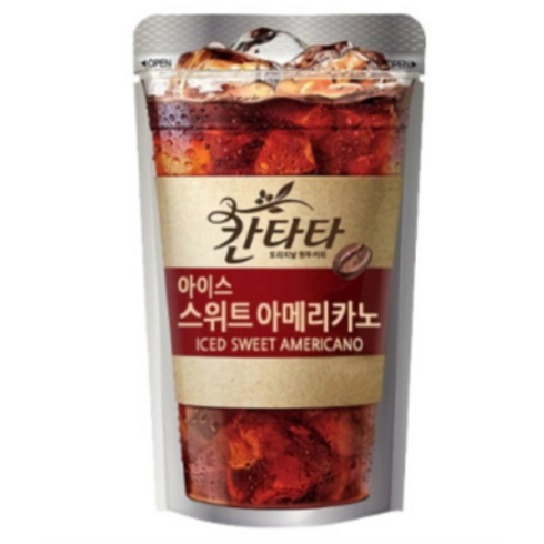 칸타타 스위트 아메리카노 파우치 230ml 50팩, 50개