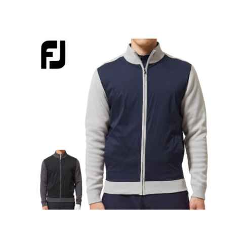 2023년 가성비 최고 타이틀리스트바람막이 - 풋조이 남성 골프웨어 하이브리드 자켓 바람막이 방수 방풍 가을 겨울 22FW