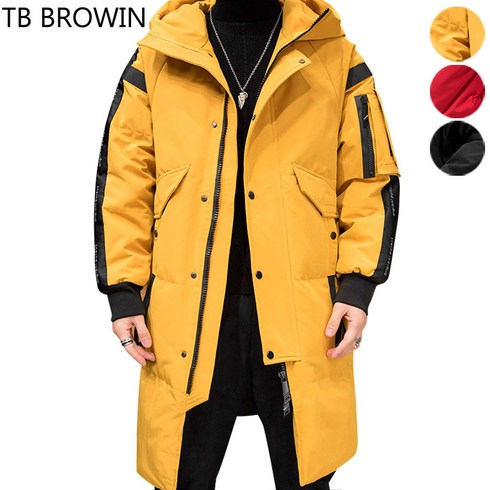 2023년 가성비 최고 rab패딩 - TB BROWIN M-3XL 스키복 루즈핏 오리털 롱패딩