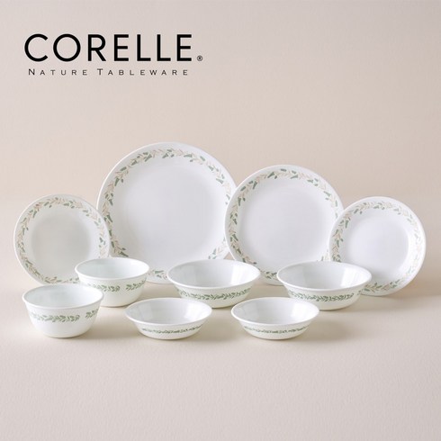 2024년 가성비 최고 코렐 라벤더리스 - [MH공식] CORELLE 코렐 라벤더리스 2인 10P 공기 대접 접시 혼수 홈세트, 2인10P