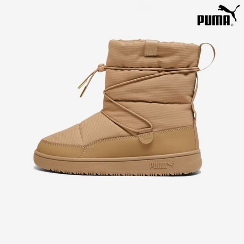 S마켓 NC고잔 PUMA SNOWBAE (39392004) 푸마 브라운 패딩부츠 여성 방한부츠 아이브부츠