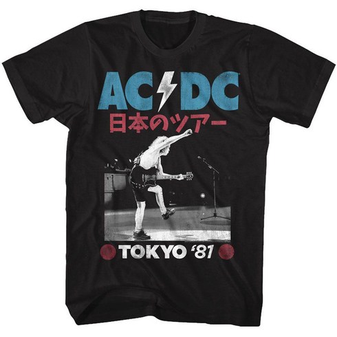ROCKPANDA AC/DC Tokyo 81 반팔티