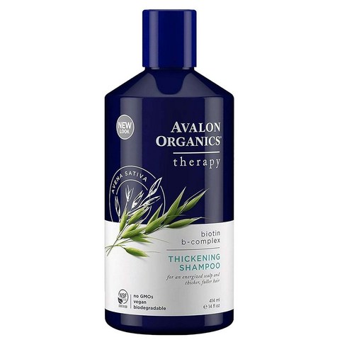 아발론샴푸 - Avalon Organics Therapy 모발 영양 & 강화 샴푸 비오틴B-복합체, 946ml, 946ml