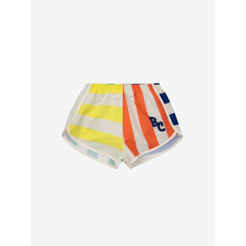 보보쇼즈수영복 - [BOBO CHOSES] 보보쇼즈 24SS 키즈 스윔팬츠 Multicolor Stripes swim shorts 124AC149