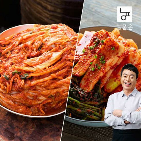 사랑채포기김치6kg총각김치2kg - 늘품은 포기김치3kg+총각김치2kg (김하진이 추천한 김치), 01. 늘품은 포기김치3kg+총각김치2kg, 1개