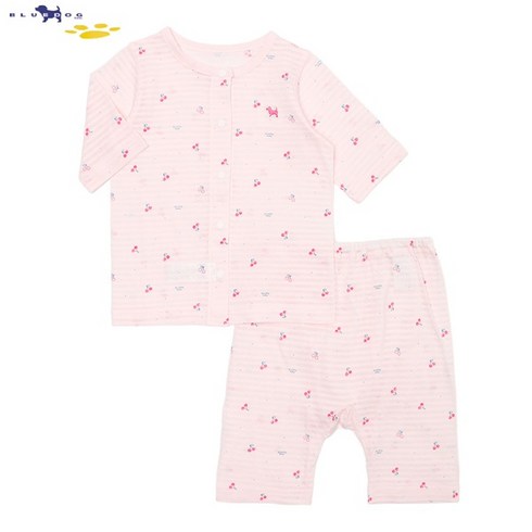 블루독베이비[hu]24.SS PK)달콤체리7부내의 44170-054-20 내의 7부내의 봄여름내의 신생아내의 출산돌선물