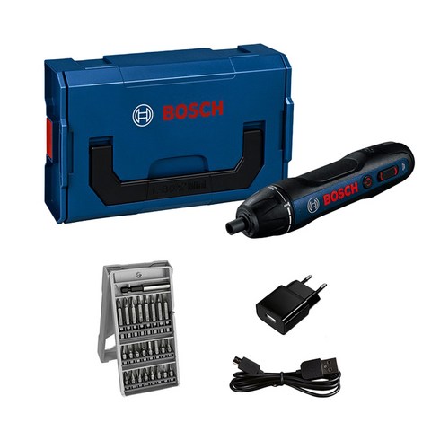 보쉬 BOSCH GO 충전 드라이버 세트 USB 2세대 미니 스크류 드라이버, 1개