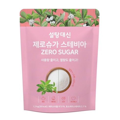 알티스트 설탕대신 스테비아 에리스리톨, 1.2kg, 2개