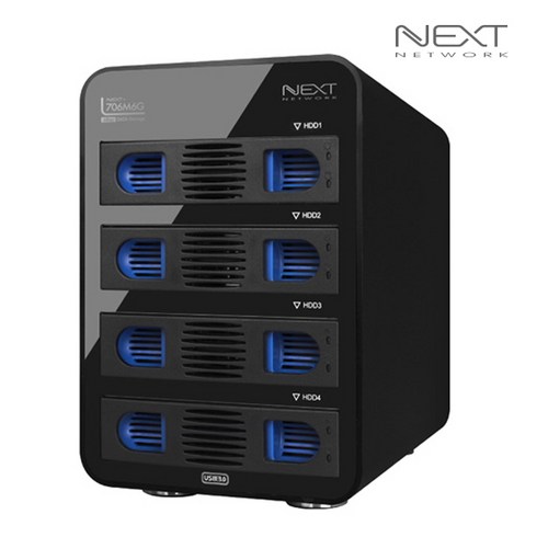 이지넷유비쿼터스 USB3.1 4베이 외장하드 스토리지 NEXT-706M6G