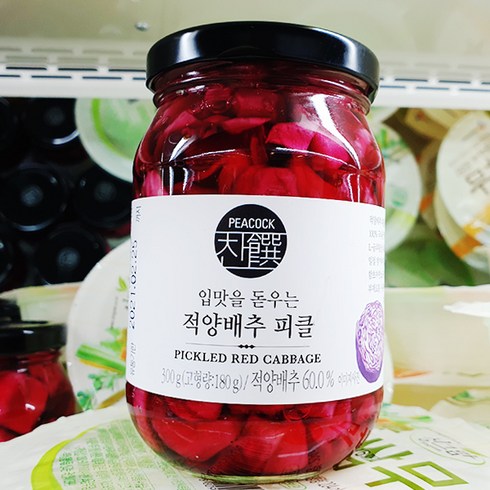 피코크 적양배추 피클 300g, 1개