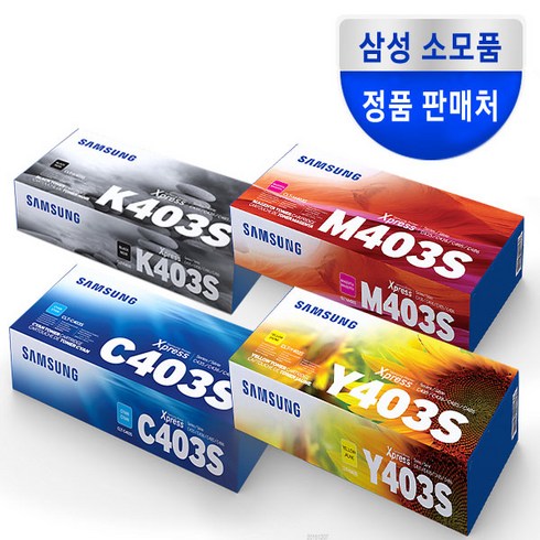 삼성전자 토너 4종 세트 CLT-K403S, CLT-403S 4색세트, 1개