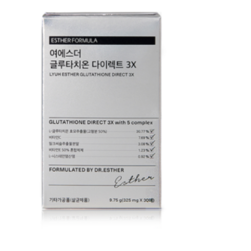 여에스더 글루타치온 다이렉트 5x 필름 에스더포뮬러 30매 S_B, 9.75g, 6개