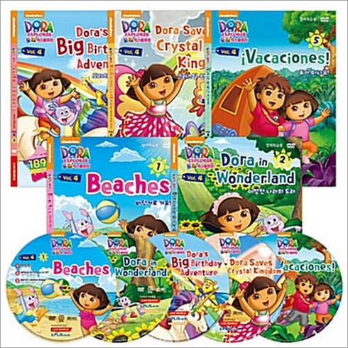 DVD 도라도라 익스플로러 4집 (5disc)- Dora the Explorer
