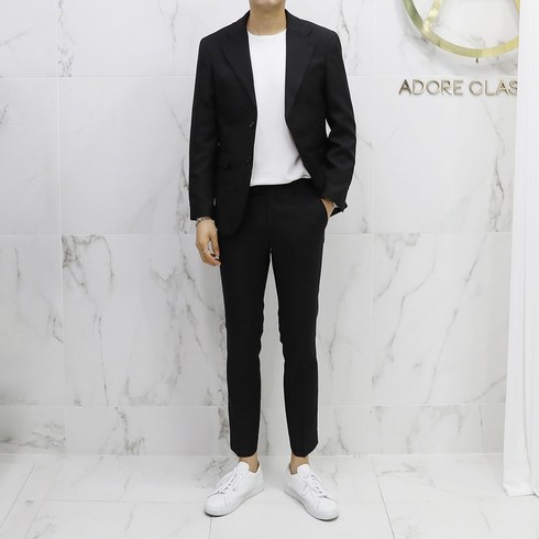2023년 가성비 최고 결혼식코디 - 아도르클래식 포멀 4컬러 봄 가을 겨울 캐주얼 수트 결혼식 빅사이즈 정장세트