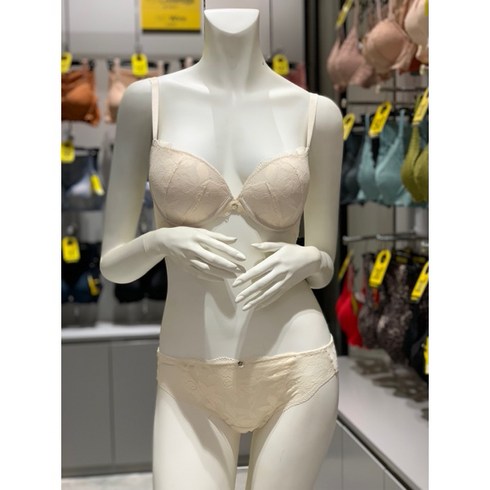 2023년 가성비 최고 원더브라 스킨볼류머 - 원더브라 WBWBRPT3J49T 풀커버리지 볼륨업 브라 올레이스 팬티 세트