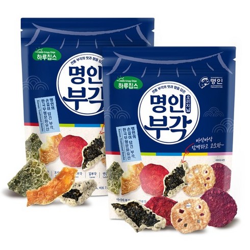 명인부각 - [하루견과] 명인부각 오리지널 180gx2봉, 2개, 180g