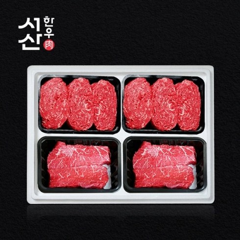 서산한우불고기160g12팩 - 서산한우 4호A세트(불고기500gx2+국거리500gx2), 단품/, 500g