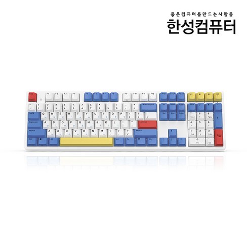 한성컴퓨터 염료승화 EDITION 무접점 키보드 GK898B, 일반형, TOY BLOCK