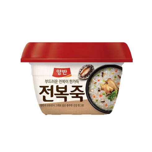 전복죽 - 동원에프엔비 양반 전복죽, 287.5g, 24개