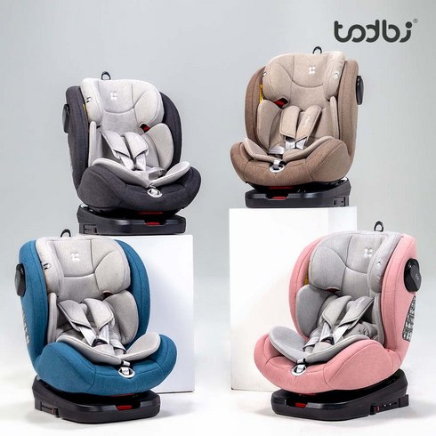 토드비 리보 360 회전형 카시트 ISOFIX, 론다브라운