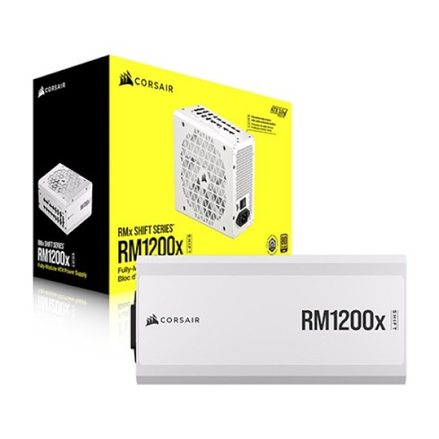 액티브3.0 10박스 - 커세어 CORSAIR RM1200x SHIFT 80PLUS Gold ATX 3.0 WHITE
