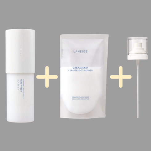 라네즈 크림스킨 170ml+170ml리필+미스트펌프 올리브영
