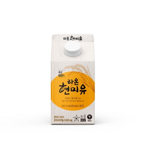 라온 현미유, 500ml, 1개