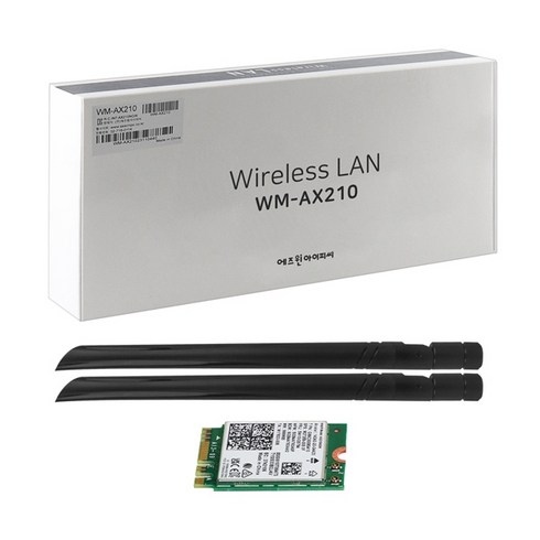 에즈윈 에즈윈아이피씨 WM-AX210 Wi-Fi 6E Kit 무선랜카드