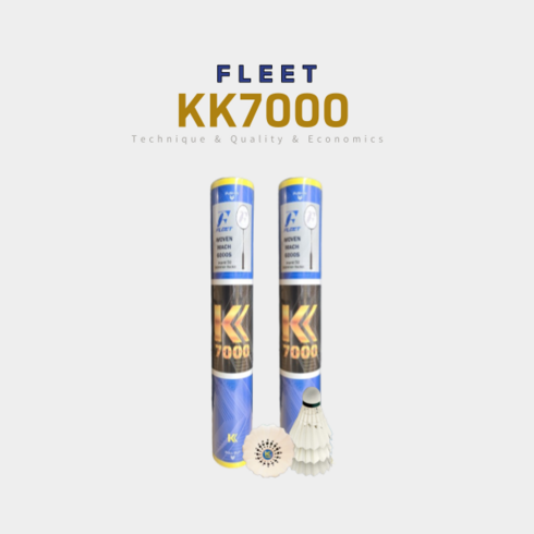 플리트 더블케이 KK 7000 배드민턴 동호회 추천 셔틀콕 ■1박스/25타■, 1개