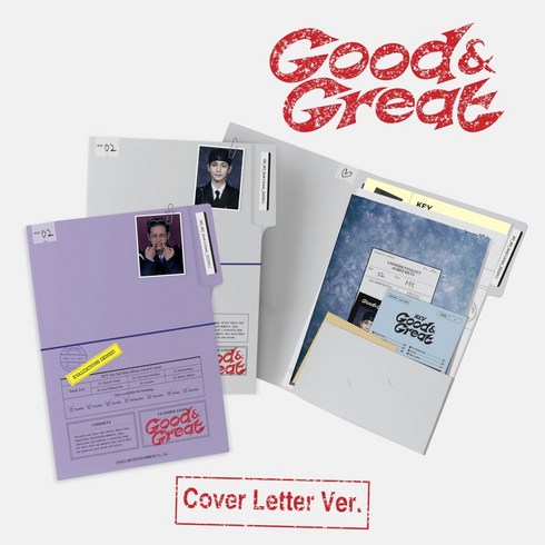 키 미니2집 Good & Great Cover Letter Ver 커버 2종 + 북클릿 + 도큐먼츠 + 가사지 + 랜덤발송 ID 포트 + 랜덤발송 접지 포스터 + 랜덤발송 포토카드 세트, 1CD