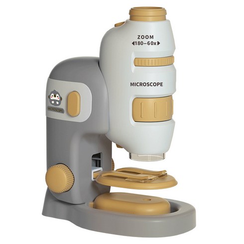 digitalmicroscope - 밀레 더블 불빛라이트 어린이현미경 유치원교구 생물관찰 초등교구 자연과학, 1개, 200배