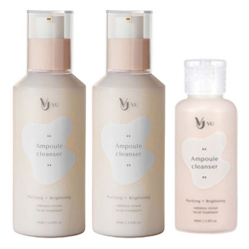 뷰 앰플 클렌저 실속세트 (150ml 2개)+(60ml 1개), 150ml 2개+60ml