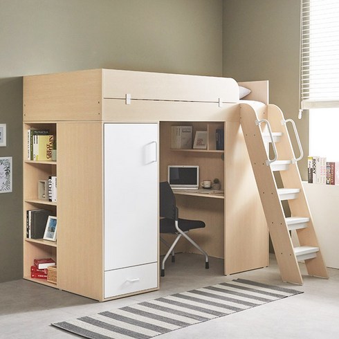 하우스 벙커형 독서실책상, 그레이