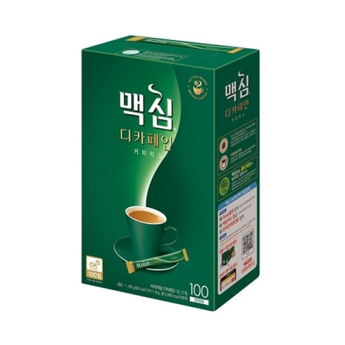 맥심 디카페인 커피믹스, 11.8g, 100개입, 1개