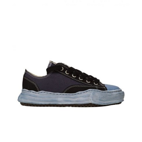 정품 메종 미하라 야스히로 피터슨 OD OG 솔 캔버스 로우탑 스니커즈 블랙 Maison Mihara Yasuhiro Peterson Sole Canvas Low-top Sneak