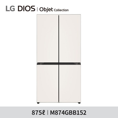 [LG](m)디오스 오브제컬렉션 매직스페이스 냉장고 875L M874GBB152S